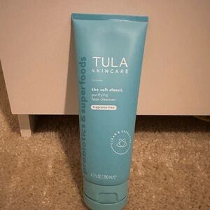 Tula Skincare Cleanser in Light Blue Tube